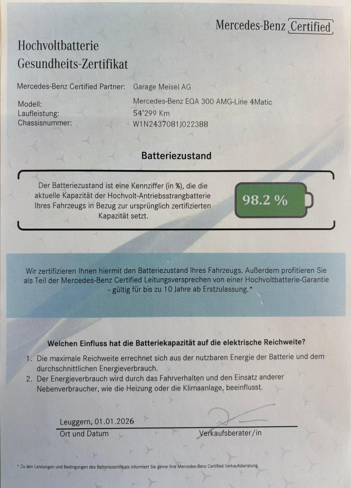 MERCEDES-BENZ EQA 300 AMG-Line 4Matic - 14