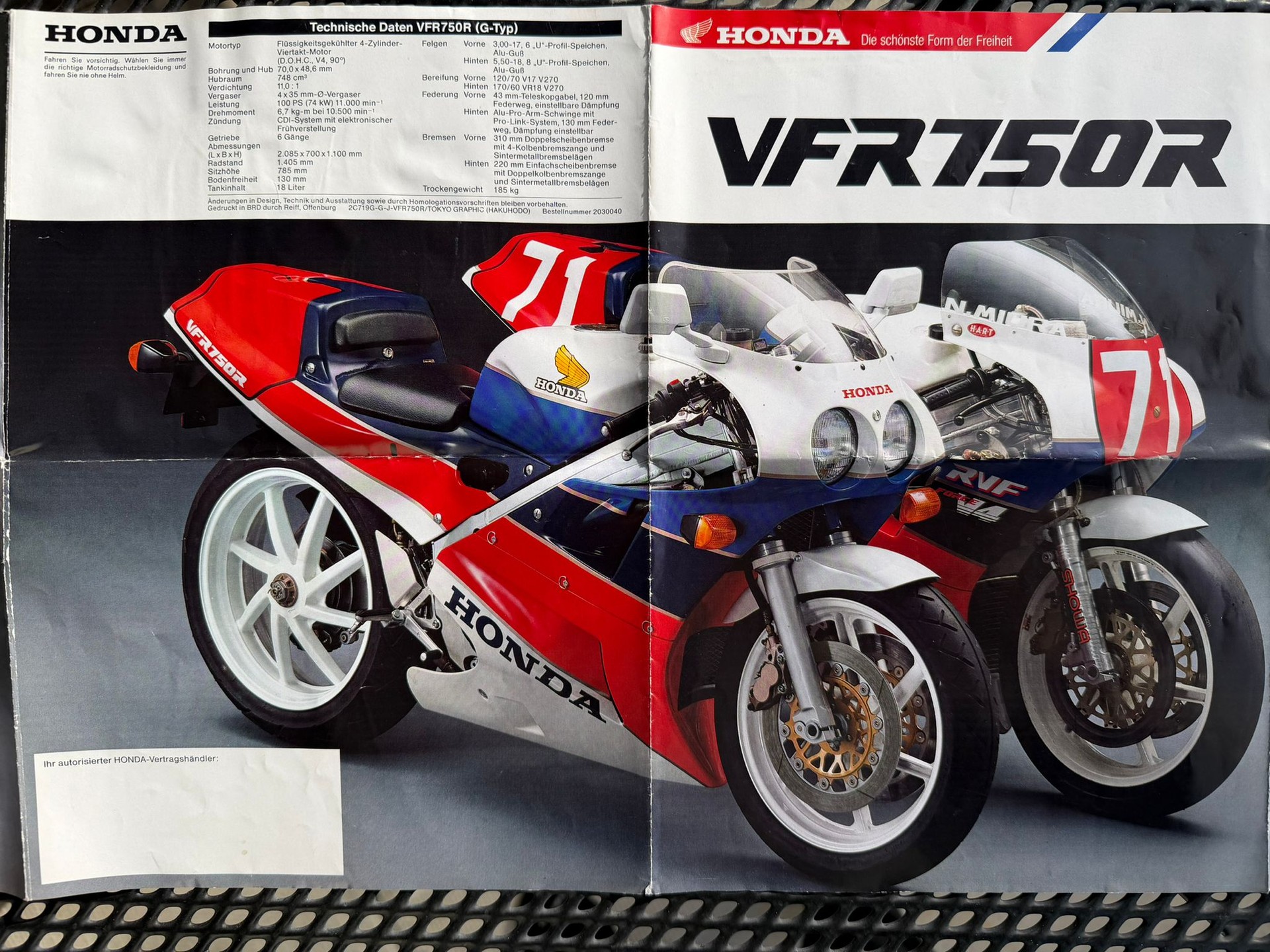 HONDA R / RC30 - 6