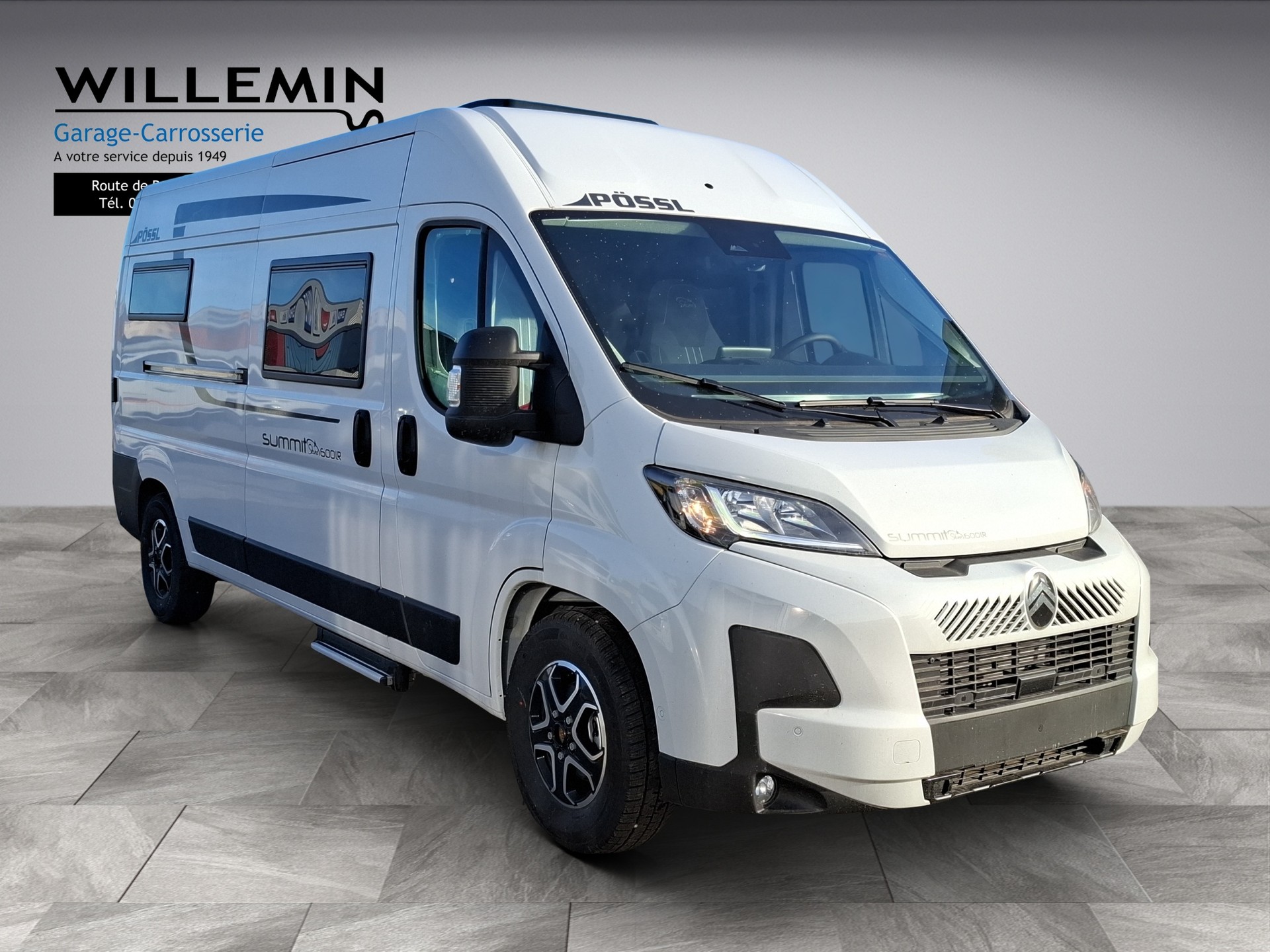 PÖSSL Summit Shine 600 LR Automatique 6 mètres (Chauffage diesel, Pack Hiver)