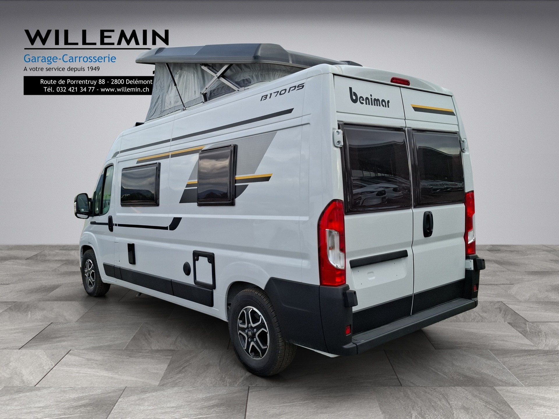 BENIMAR Benivan 170 PS POP-UP Automatique (Toit relevable) - 3