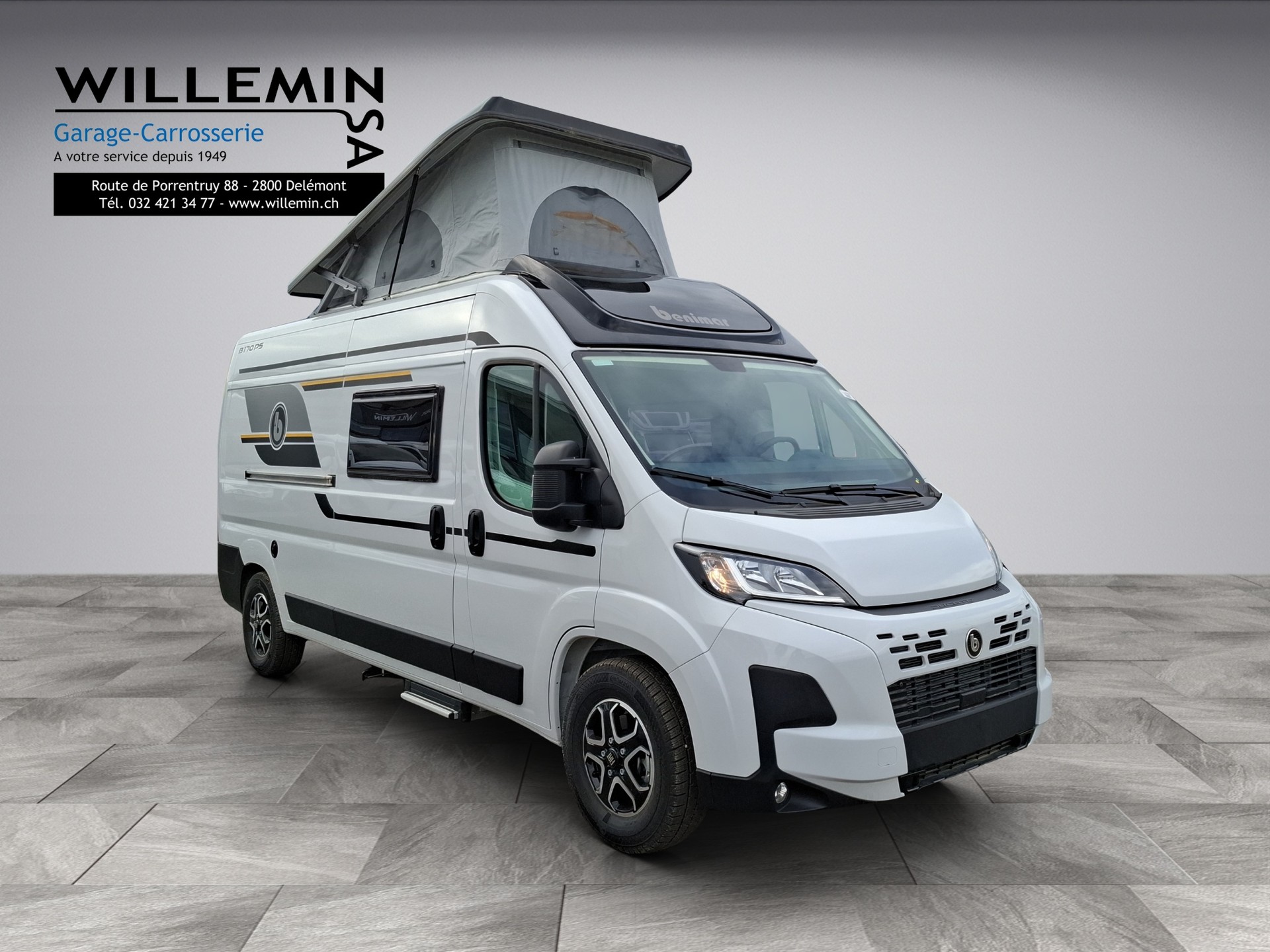 BENIMAR Benivan 170 PS POP-UP Automatique (Toit relevable) - 1