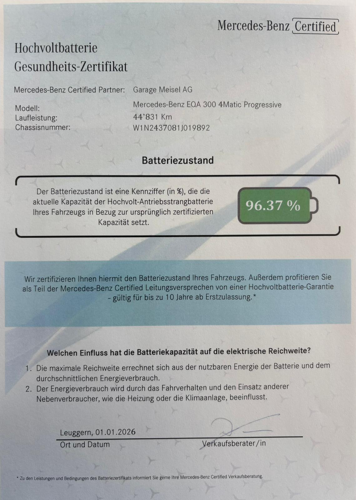 MERCEDES-BENZ EQA 300 4Matic Progressive - 13
