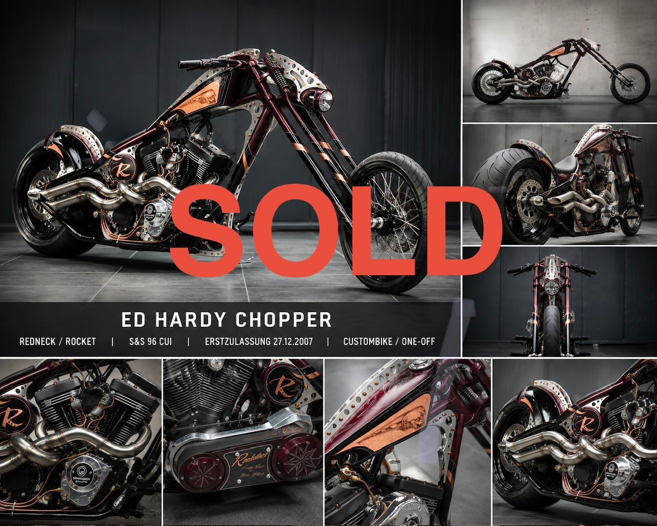 HPU Redneck Rocket "Ed Hardy"