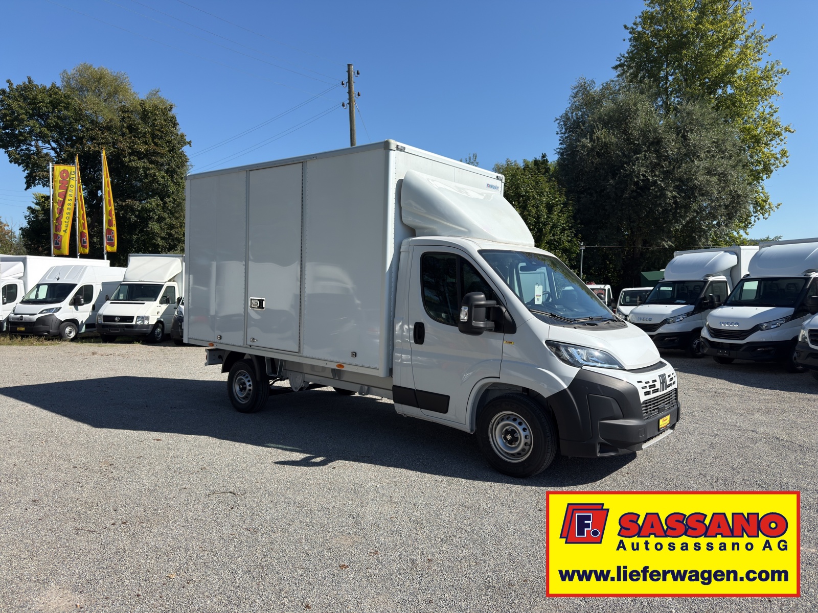 FIAT Ducato 35 2.2 MJ 140 Heavy Koffer mit Flügeltüren 1000 Kg. Nutzlast