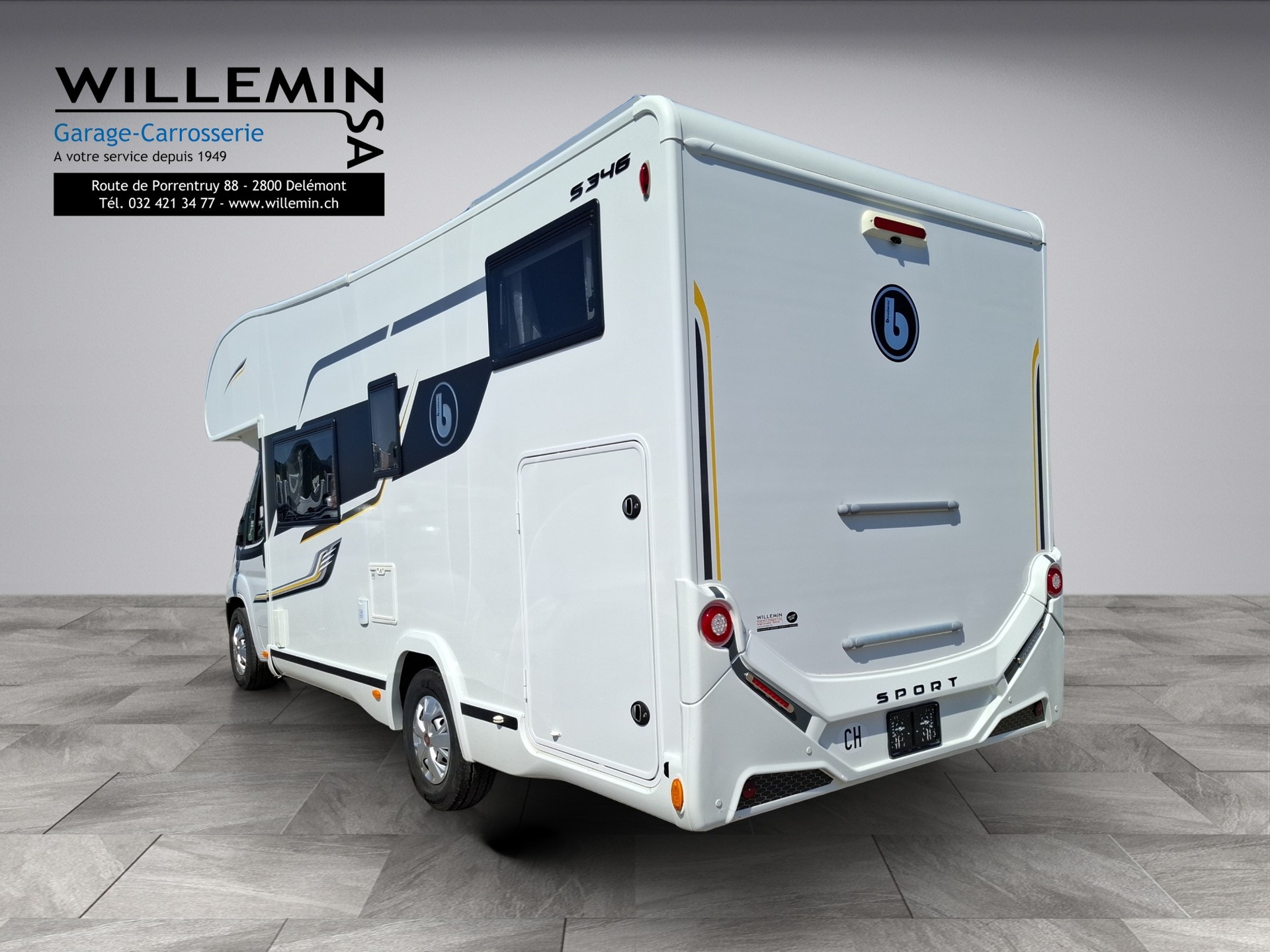 BENIMAR Sport 346 6 places Auto 160 PS (marquise & 2 panneaux solaire) - 2