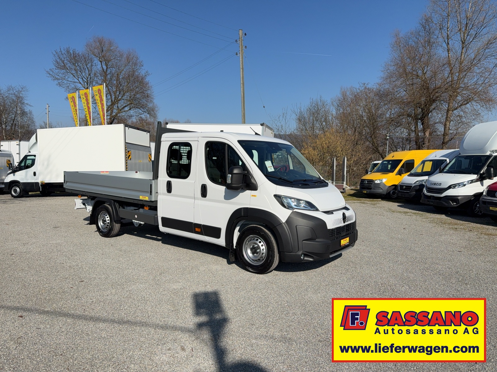CITROEN Jumper 35+ 2.2 BlueHDi 140 L4 Doppelkabine mit Brücke