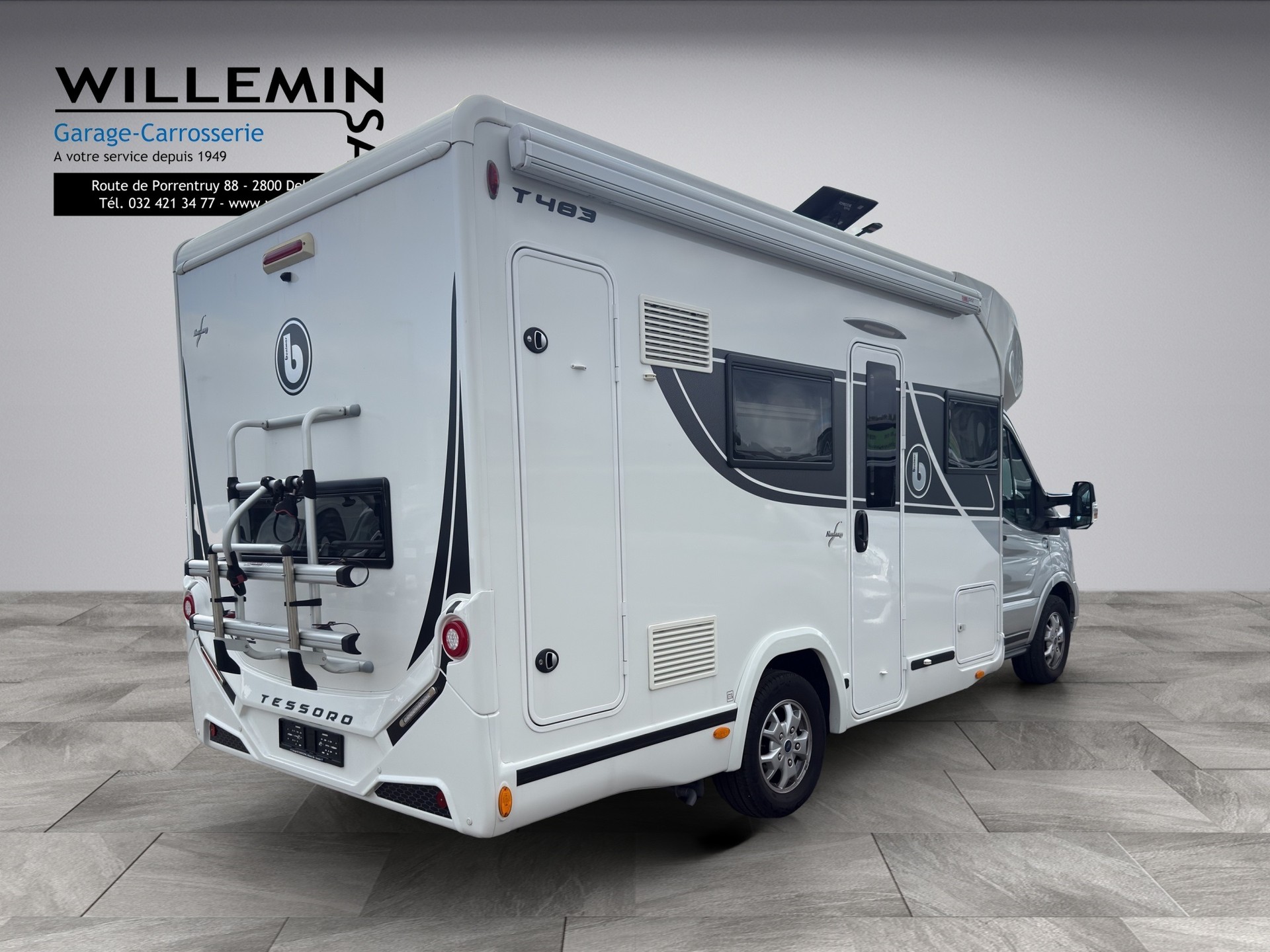 BENIMAR Benimar Tessoro 483 Automatique 170 PS (Panneau solaire 140W, Porte-vélos) - 3