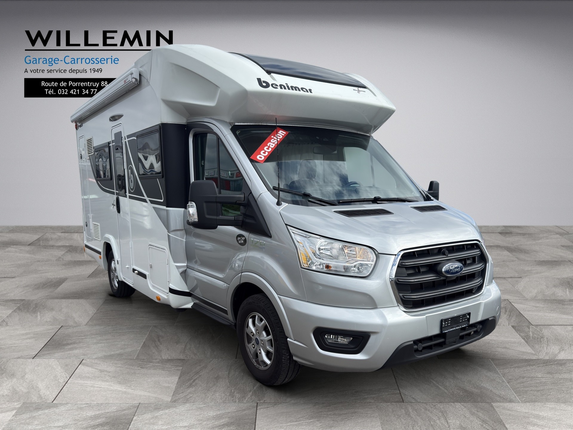 BENIMAR Benimar Tessoro 483 Automatique 170 PS (Panneau solaire 140W, Porte-vélos)