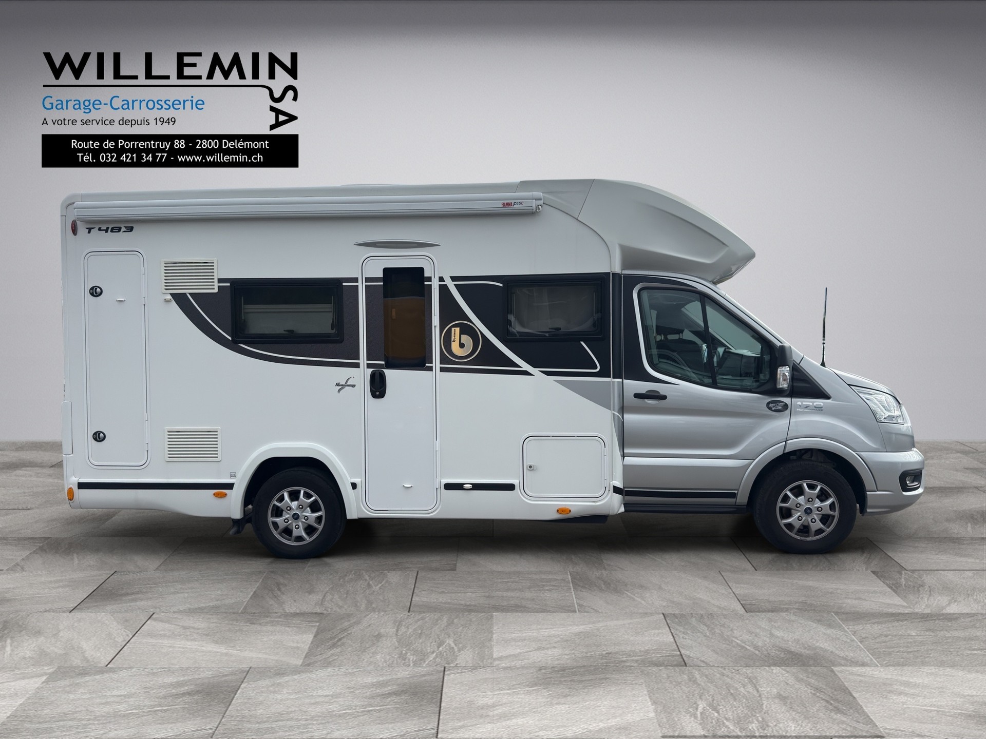 BENIMAR Benimar Tessoro 483 Automatique 170 PS (Panneau solaire 140W, Porte-vélos) - 2