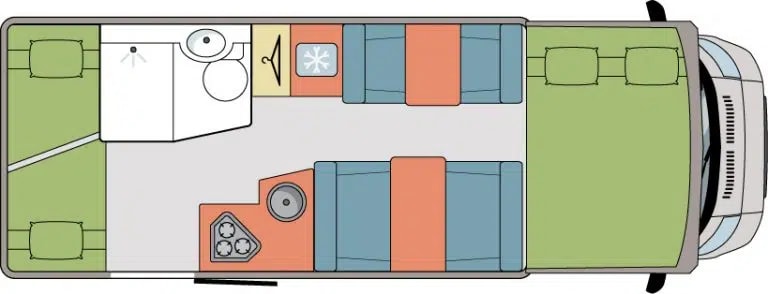 BENIMAR Sport 323 6 places (panneau solaire, marquise, porte-vélos, crochet d'attelage) - 13