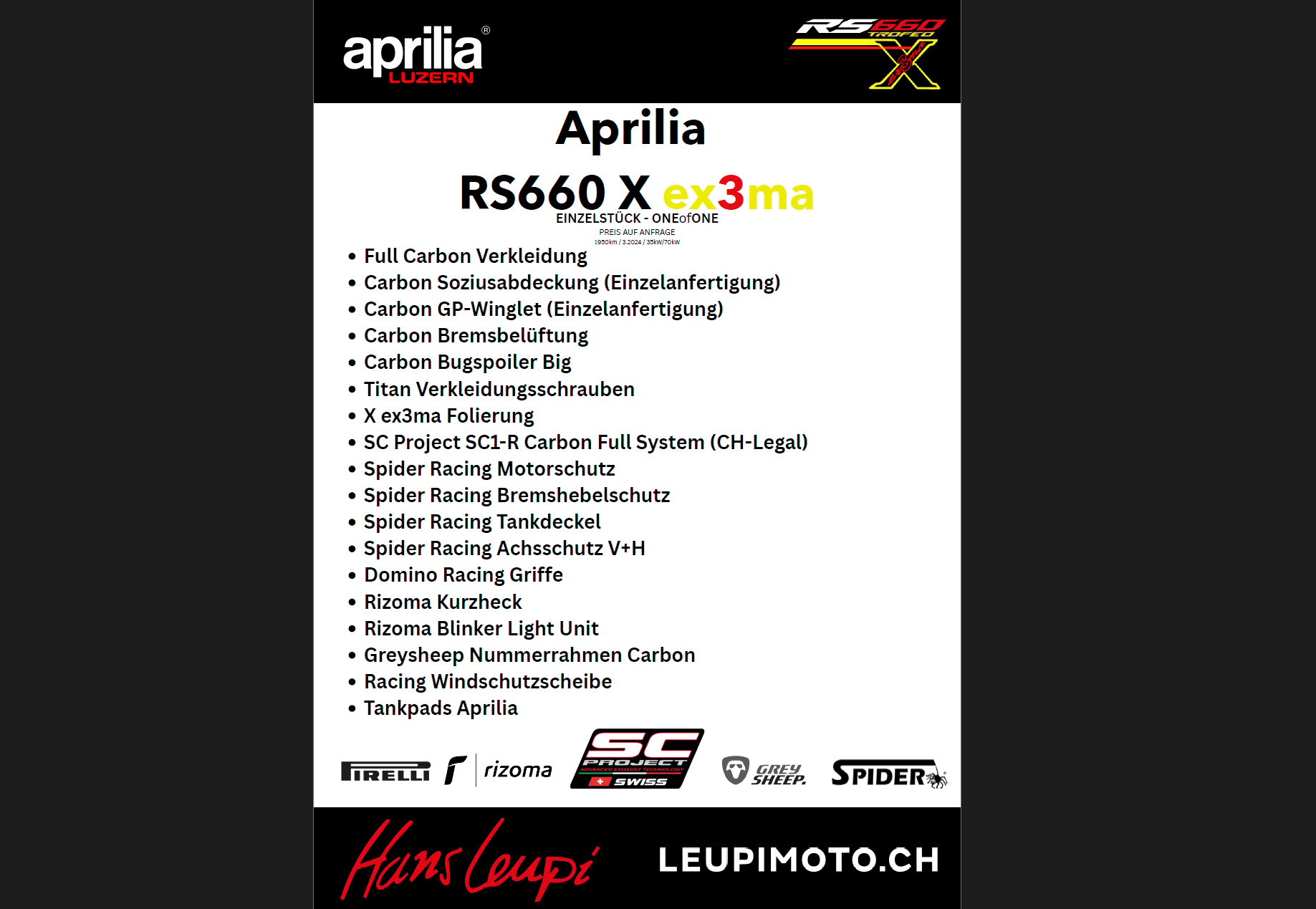 APRILIA RS 660 X EX3MA (70/35kW) - 16