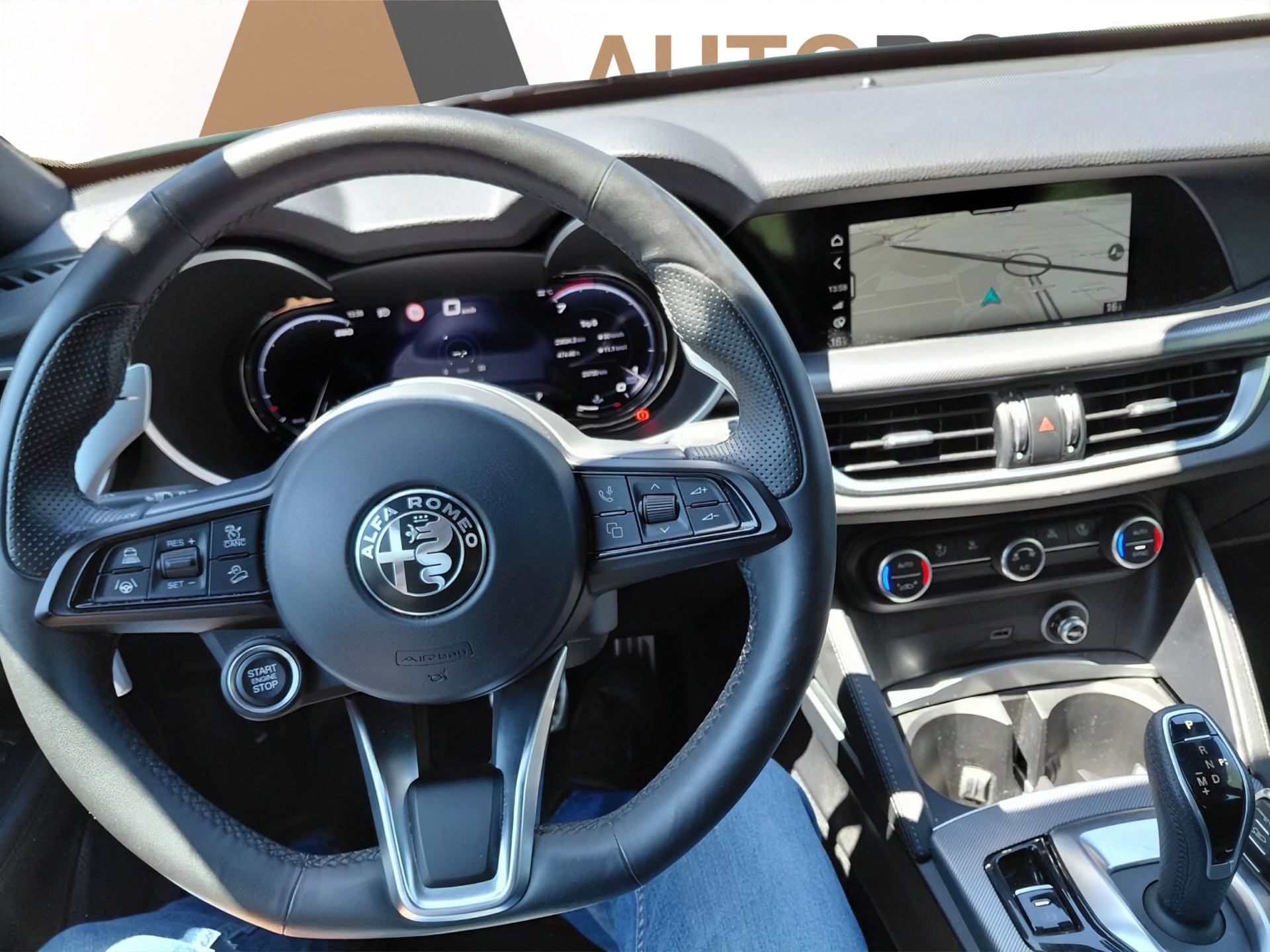 ALFA ROMEO Stelvio 2.0 MA 280 Sprint Q4 Verde Montreal - 14