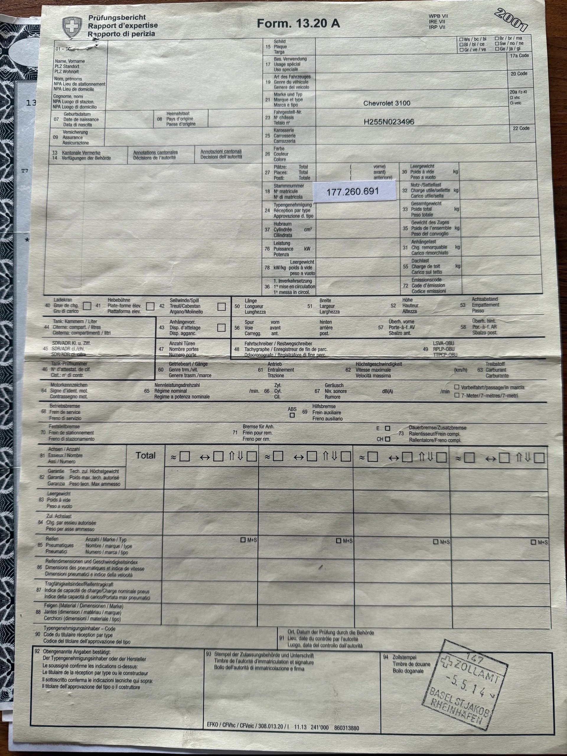 CHEVROLET 3100 V8 Pickup - 10