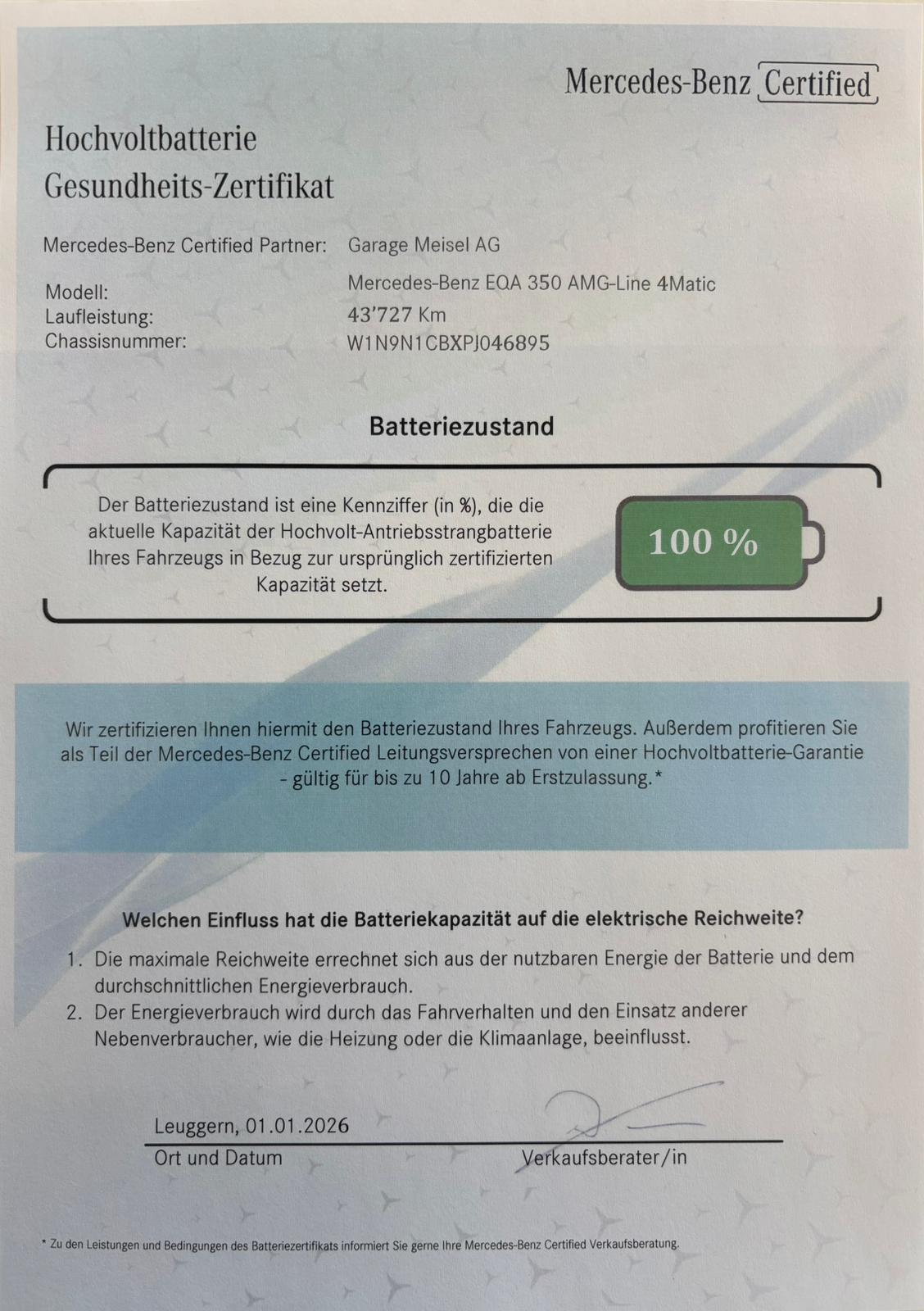 MERCEDES-BENZ EQA 350 AMG-Line 4Matic - 15