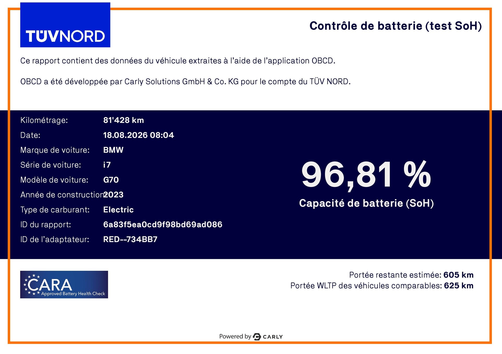 BMW i7 xDrive60 (CH) AHK * TansanitBlau Mét * SOH TEST 96% - 2