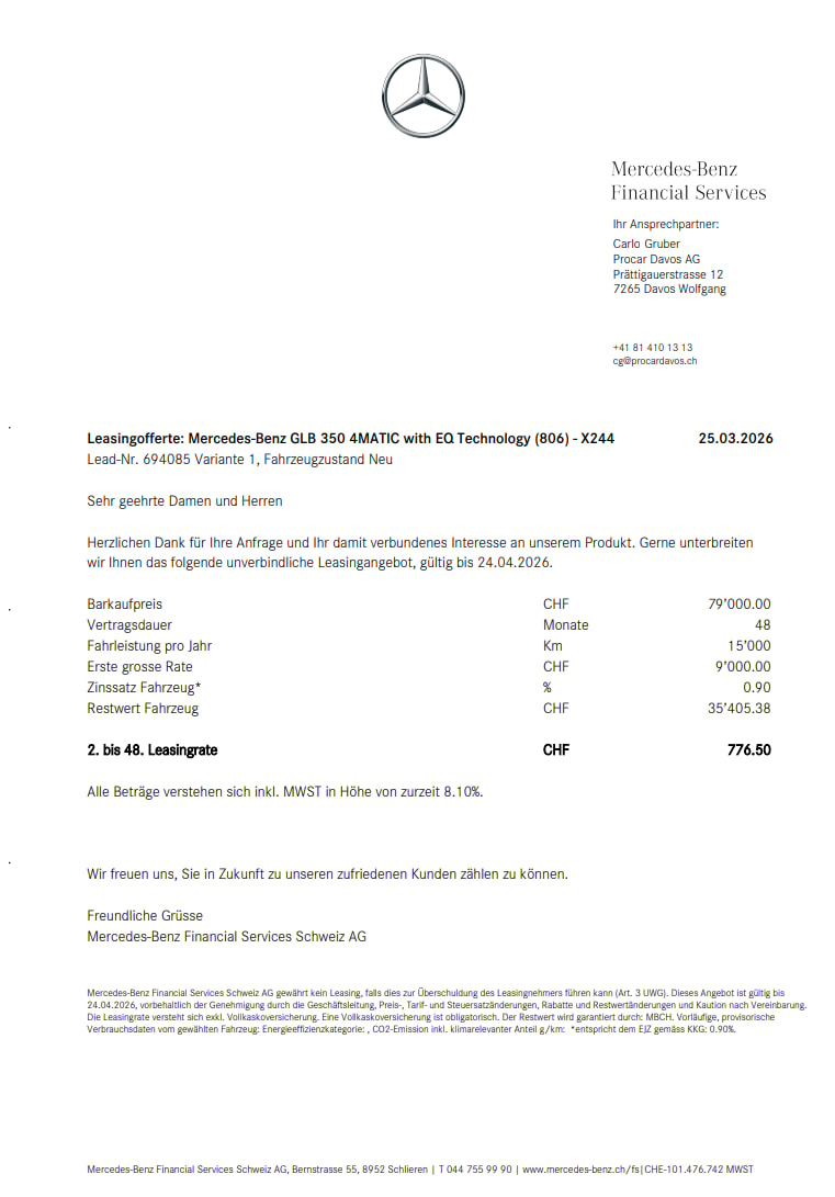 MERCEDES-BENZ GLB 350 4matic - 2