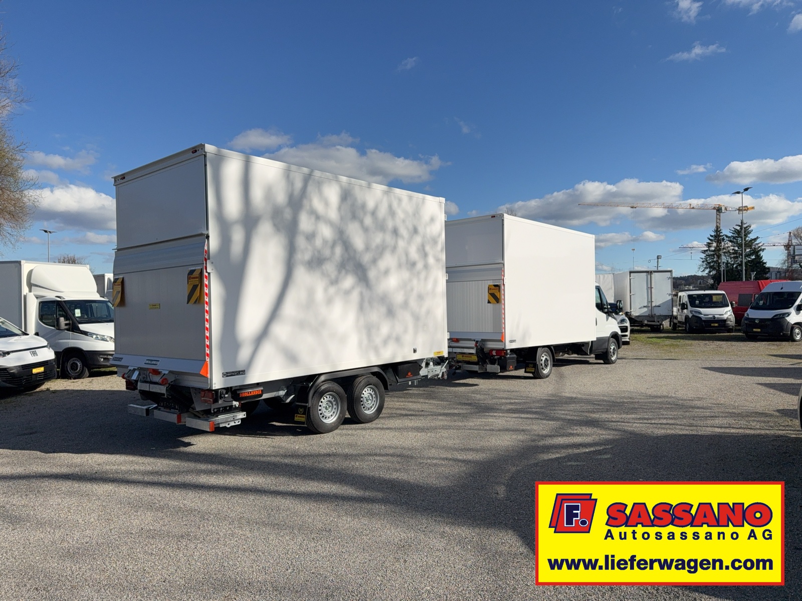 IVECO Daily 35 S 18 HI-MATIC SIMON Anhängerzug mit 2x Hebebühne / 2x CH Aufbau H. 2.40m ( AZ ) - 5