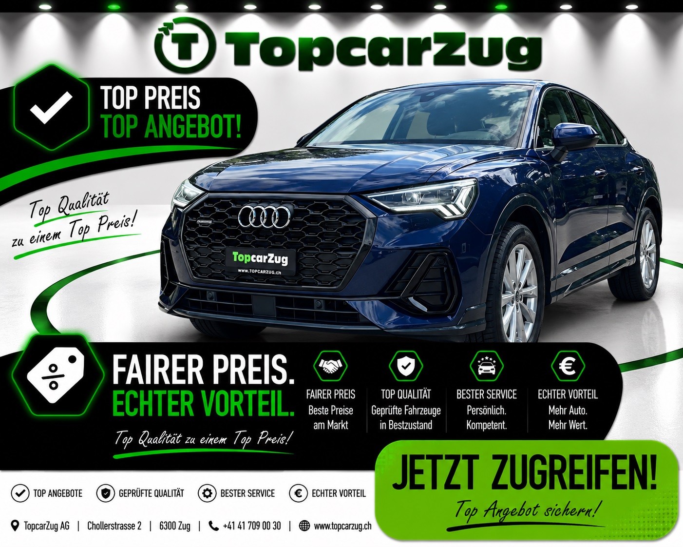 AUDI Q3 Sportback 40 TFSI S line quattro S-tronic