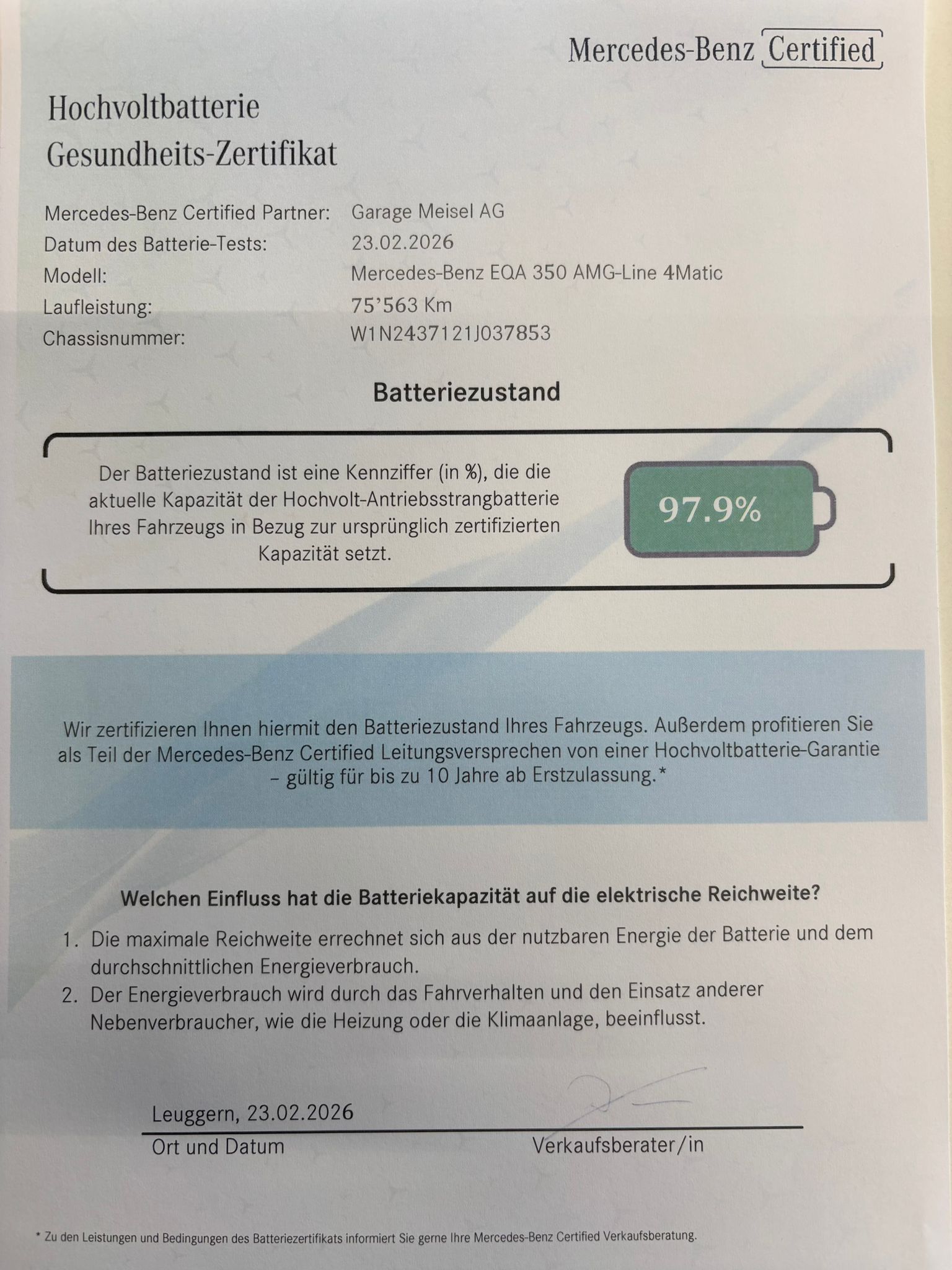 MERCEDES-BENZ EQA 350 AMG-Line 4Matic - 16