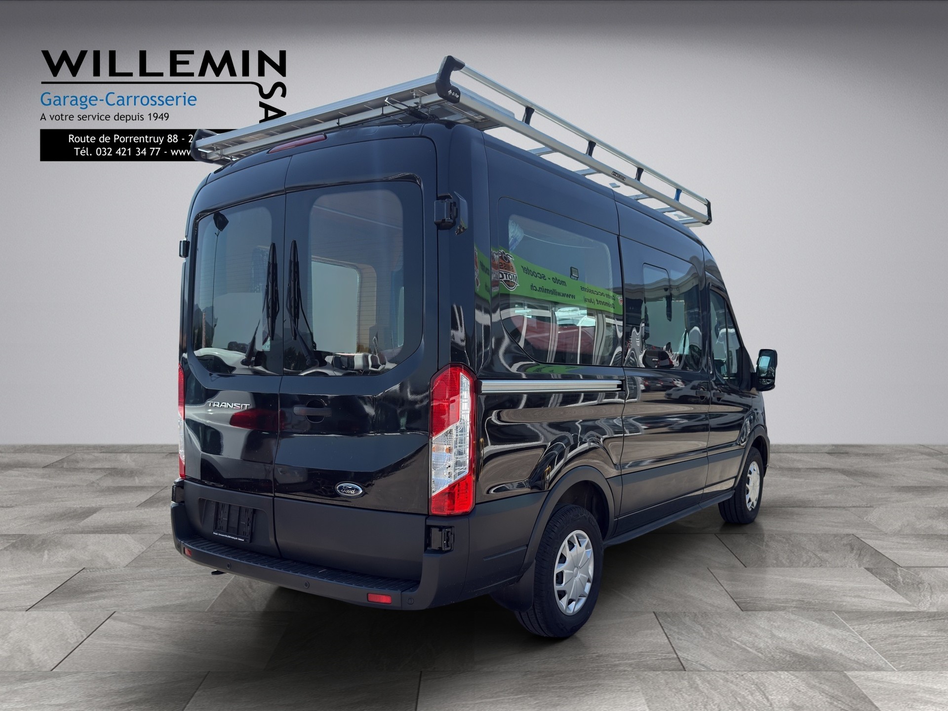 FORD Transit Custom 8 places (panneau solaire, onduleur, gallerie de toit) - 3