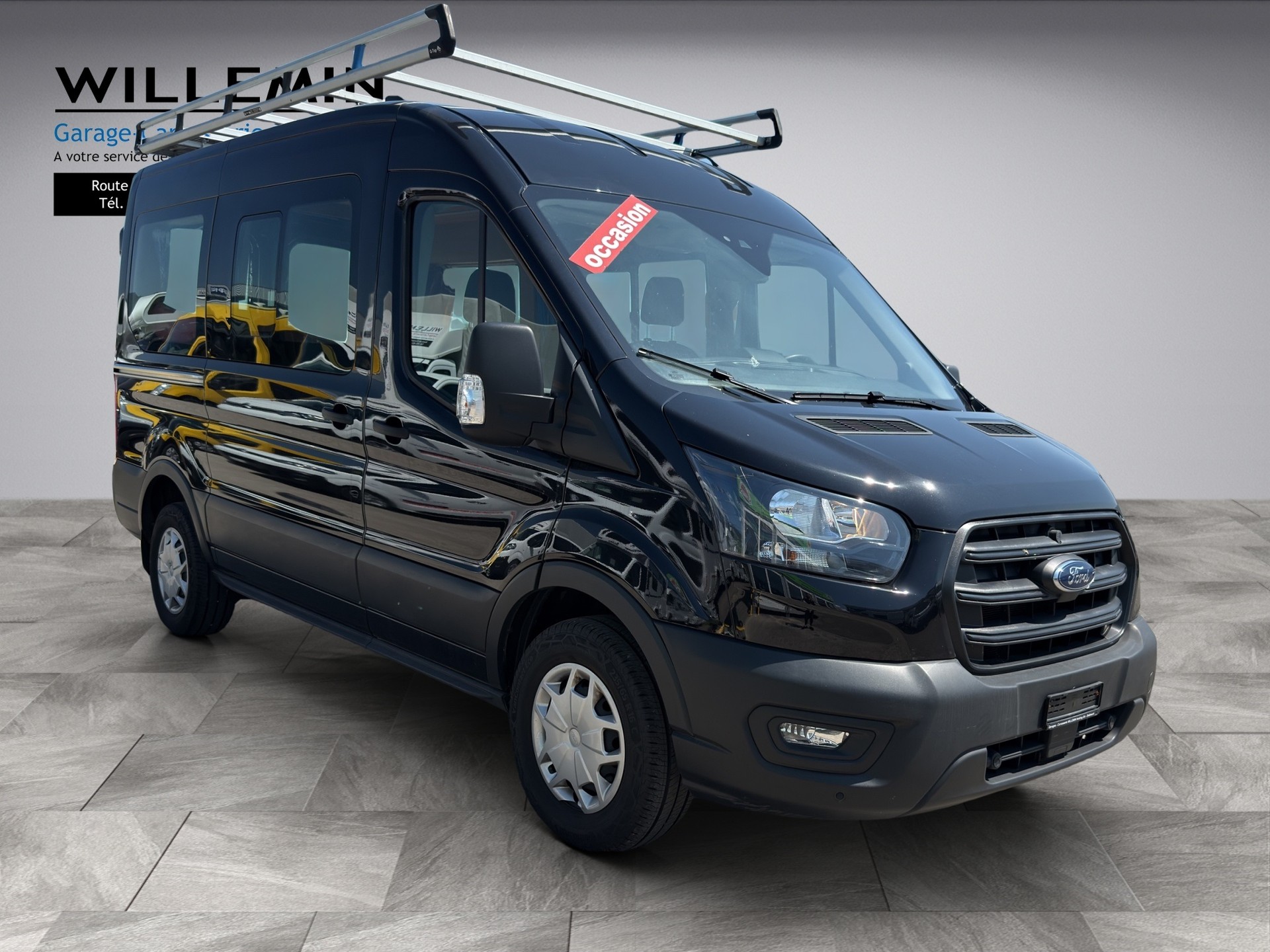 FORD Transit Custom 8 places (panneau solaire, onduleur, gallerie de toit)