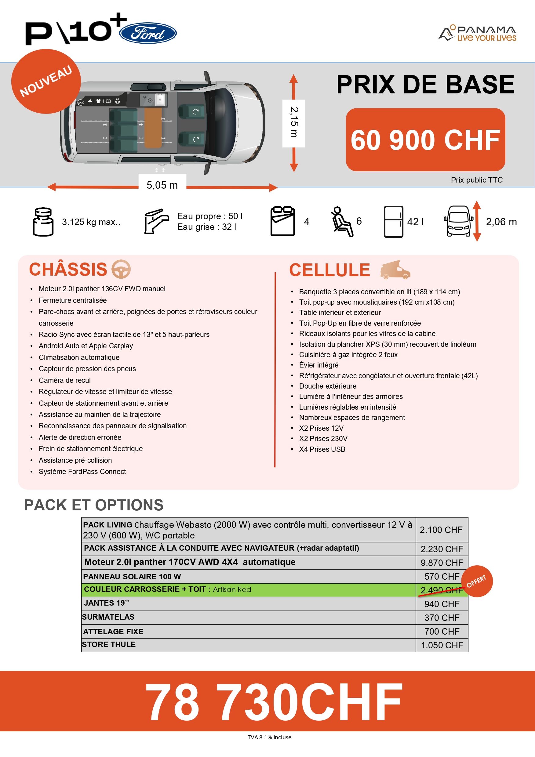 Panama P10+ 4X4 - 10