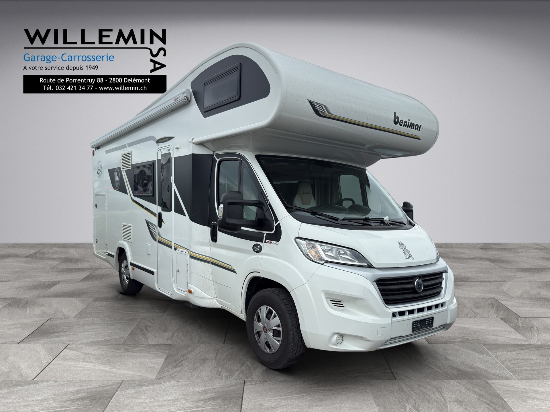 BENIMAR Sport 346 6 places (marquise & panneau solaire)