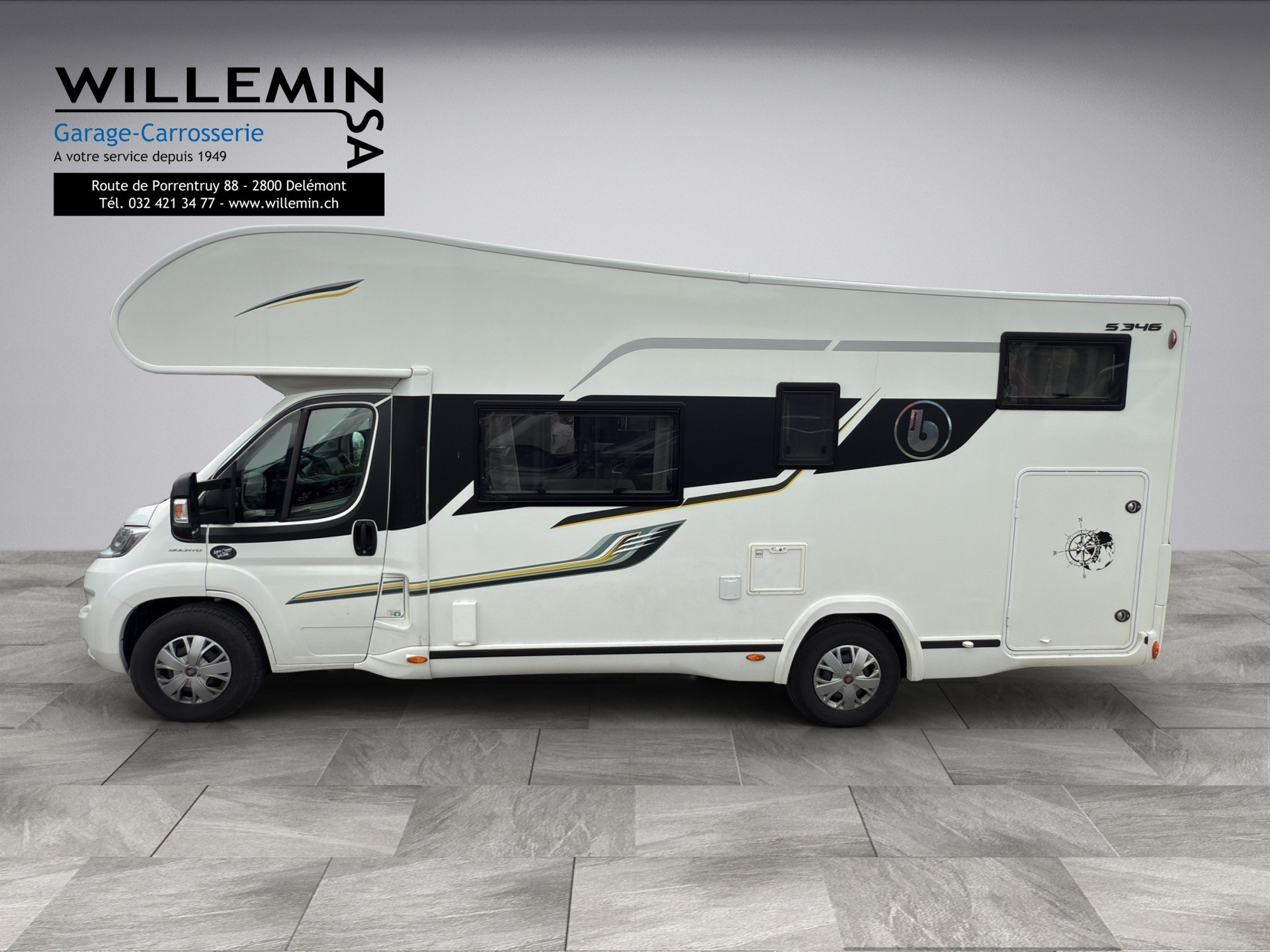 BENIMAR Sport 346 6 places (marquise & panneau solaire) - 2