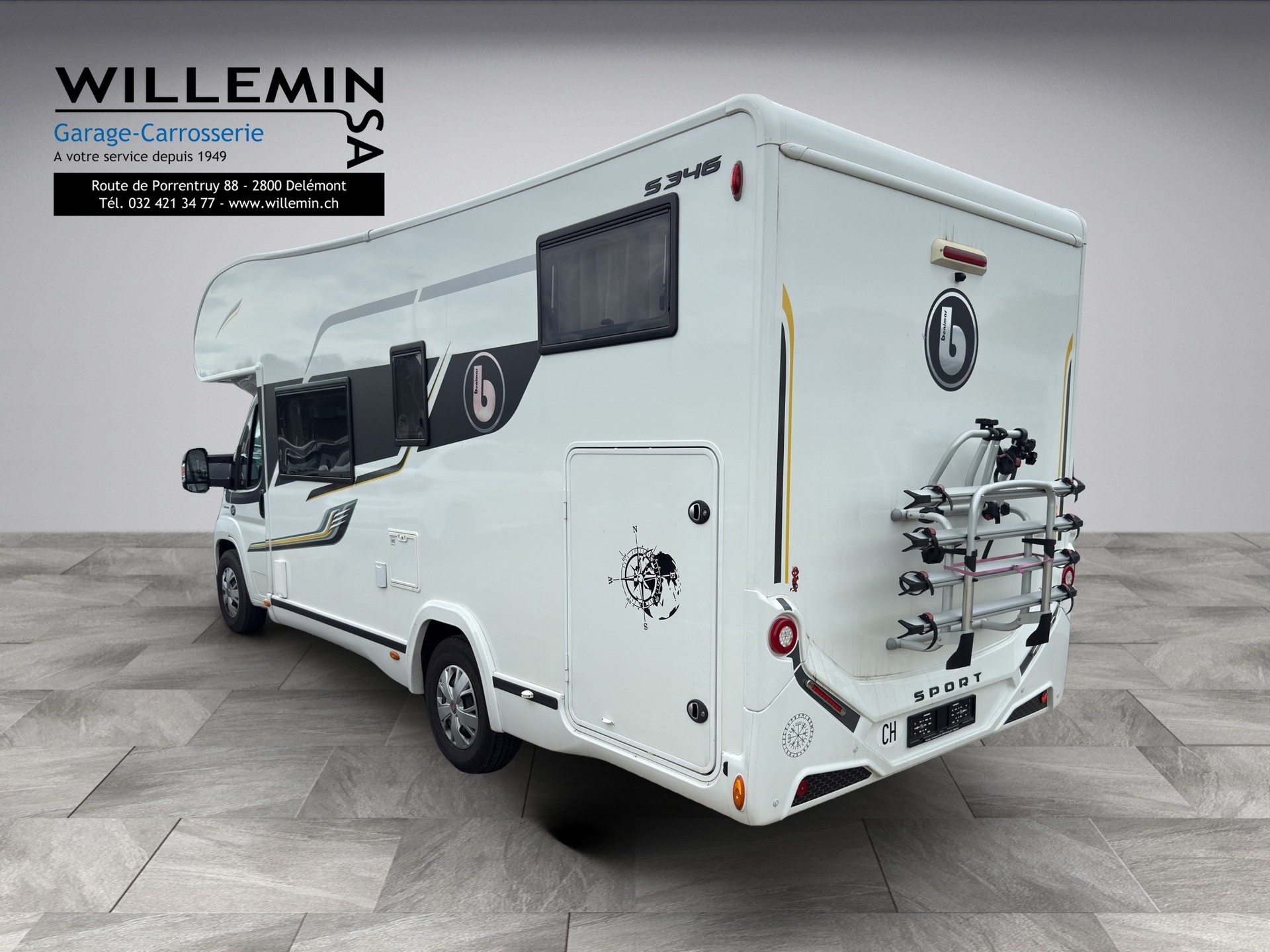 BENIMAR Sport 346 6 places (marquise & panneau solaire) - 3