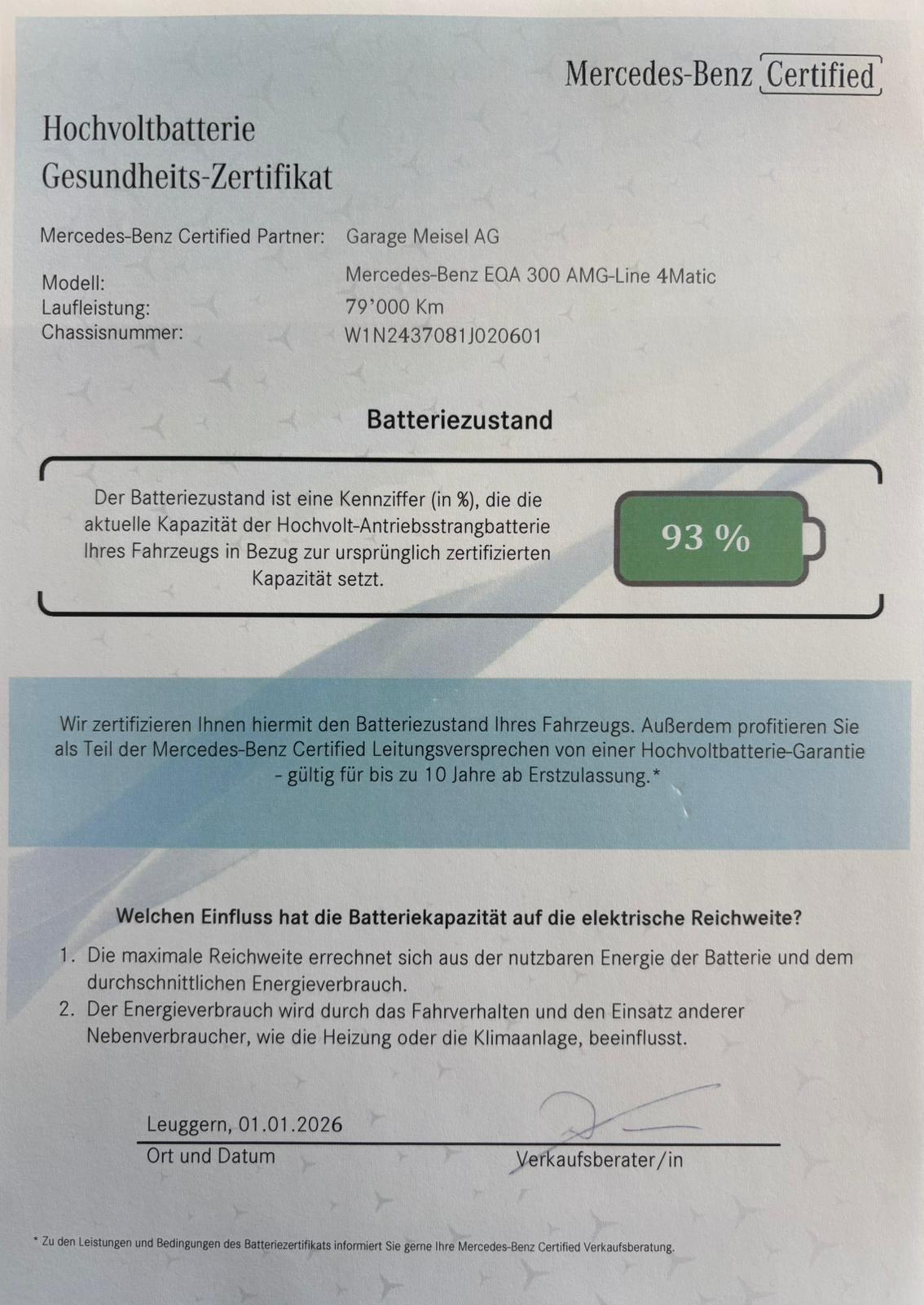MERCEDES-BENZ EQA 300 AMG-Line 4Matic - 16