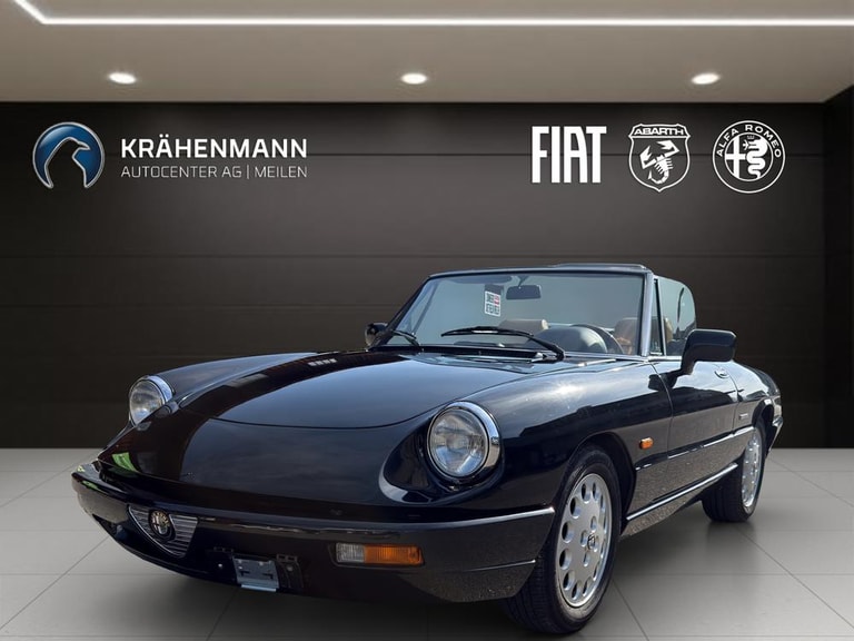 Photo Automobile D'époque – Alfa Romeo Spider 1990-1993 – Réf A.031135