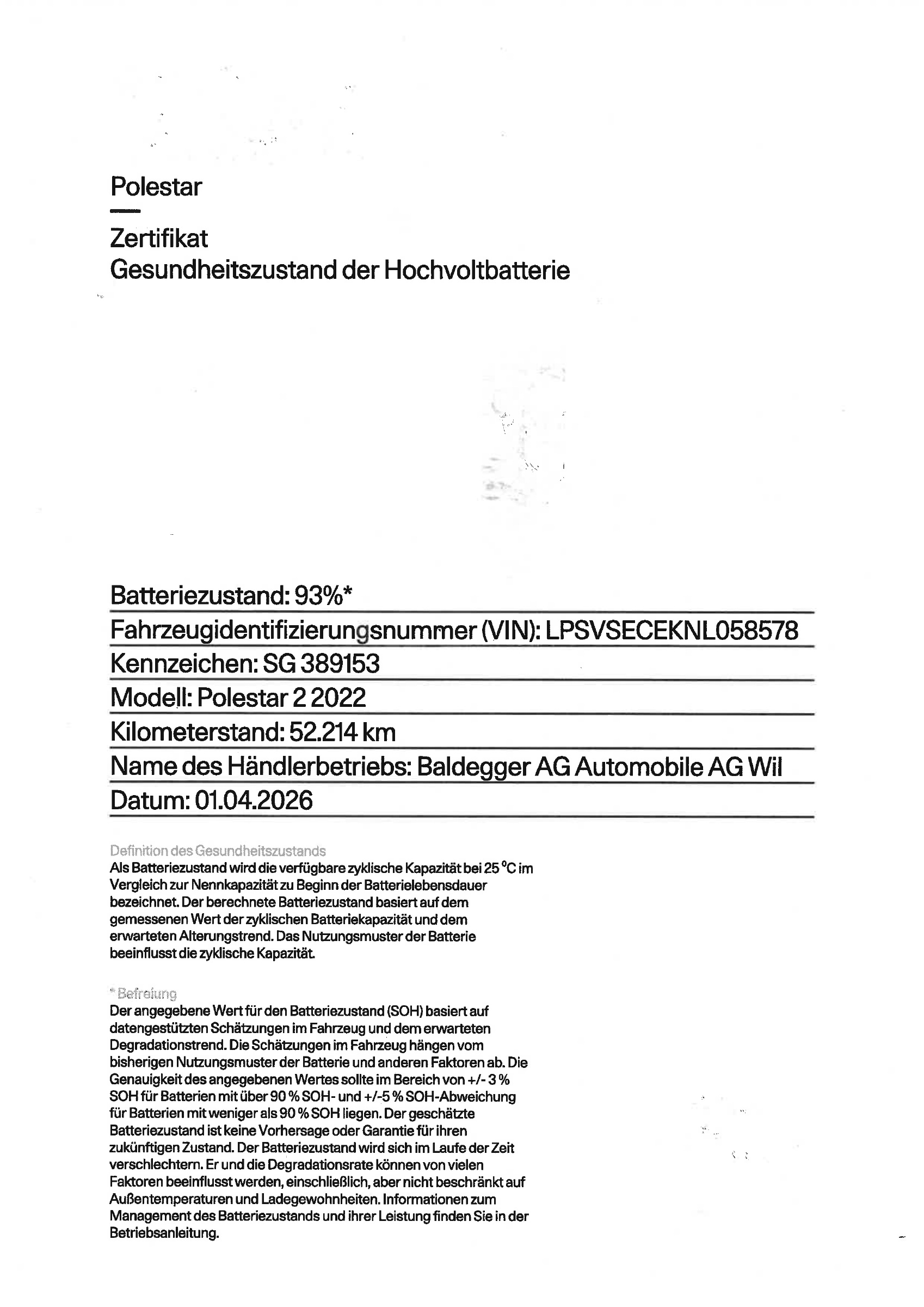 POLESTAR 2 Standard Range Single Motor - 2